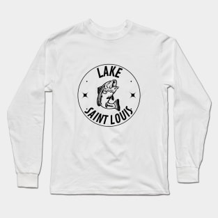 Lake Saint Louis Fish in a Circle Long Sleeve T-Shirt